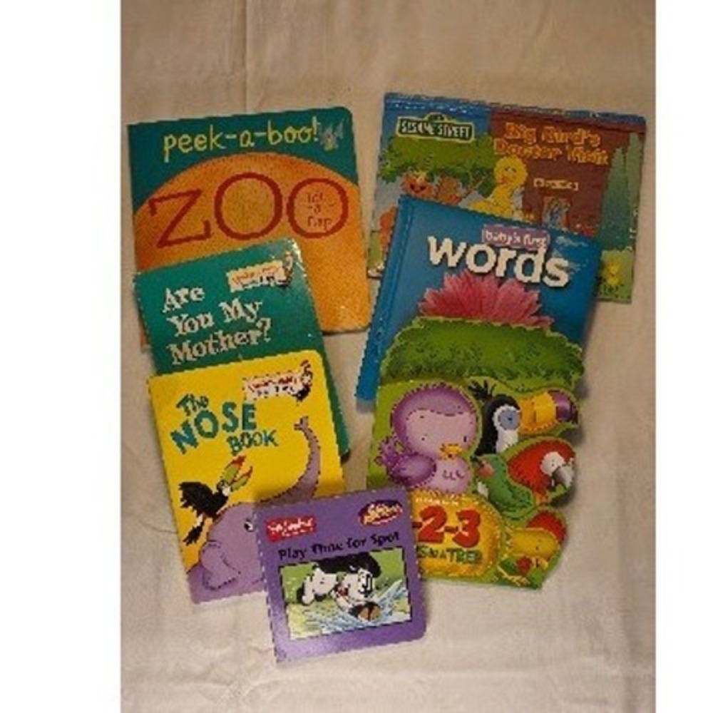 Lot of 7 Childrens Board Books Dr Seuss Sesame Street Spot Early Learning Zoo